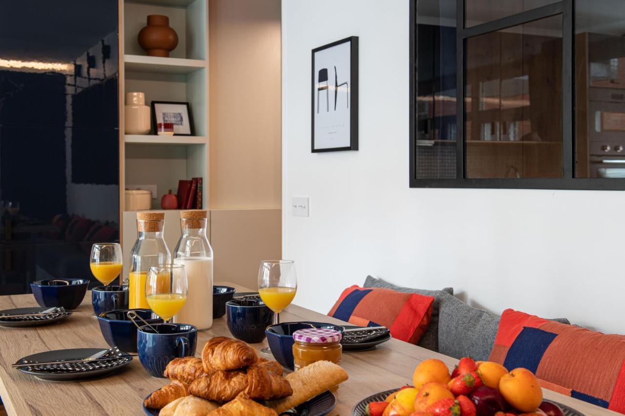 New - Appt Style Le Corbusier Avec Balcon - 8 Pers Apartment Париж Екстериор снимка