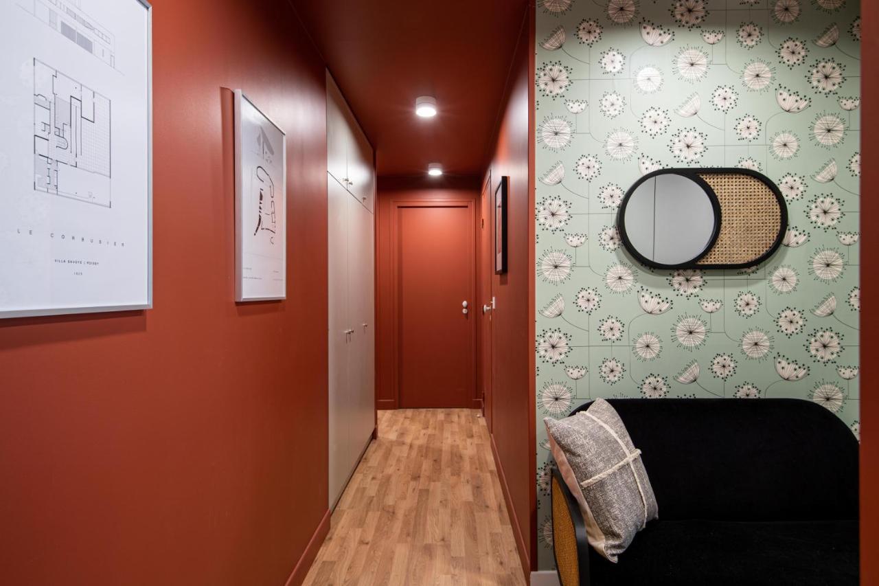 New - Appt Style Le Corbusier Avec Balcon - 8 Pers Apartment Париж Екстериор снимка