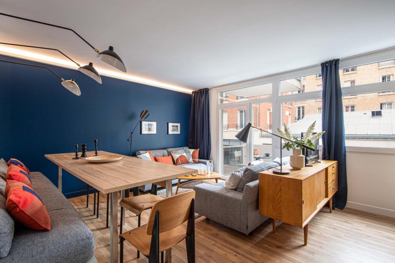 New - Appt Style Le Corbusier Avec Balcon - 8 Pers Apartment Париж Екстериор снимка